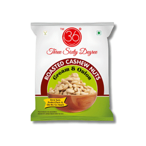 Roasted Cream & Onion Cashews On The Go Pouches