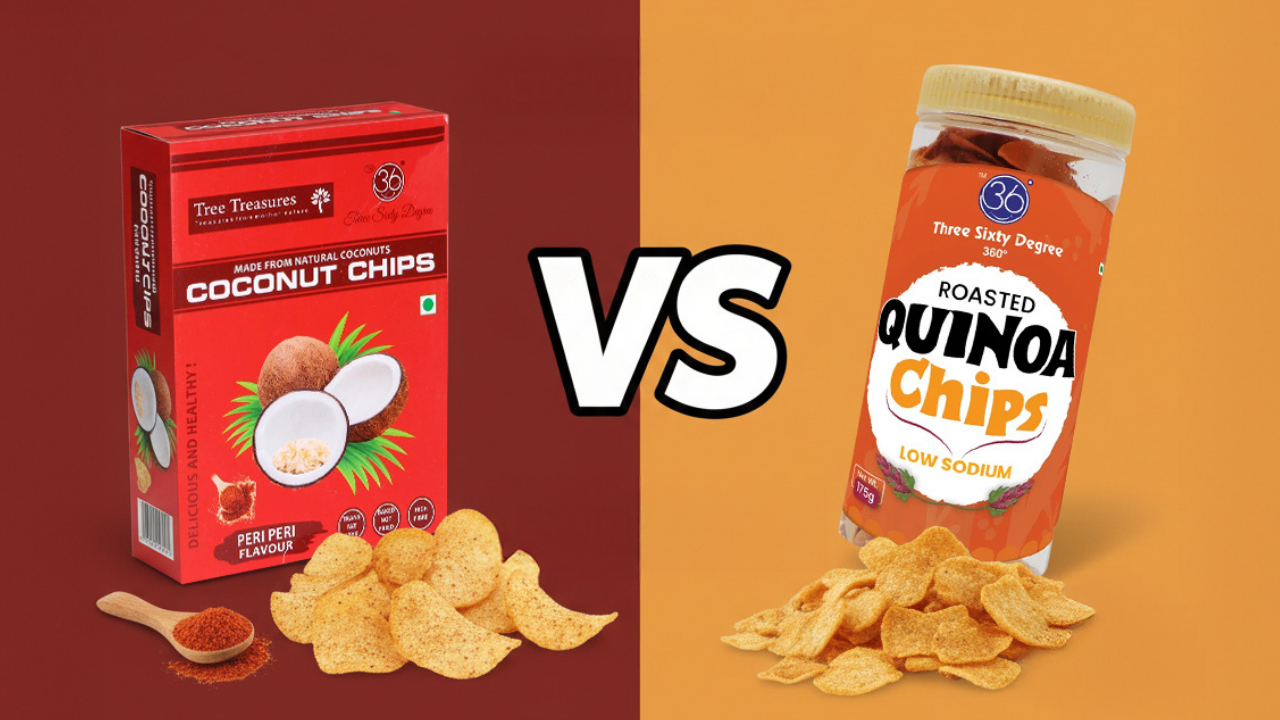 Which Is Better: Coconut or Quinoa Chips | 360 Degree Foods